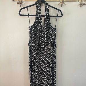 White House Black Market maxi halter dress
